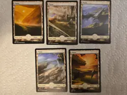 Battle for Zendikar Block Full Art Lands - Image 5