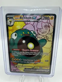 2025 Pokemon Journey Together Iona’s Bellibolt ex Full Art Ultra Rare NM/M 🔥 - Image 1
