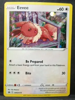 Pokemon TCG - Eevee SWSH175 - Sword & Shield - Promo Cards Holo Rare - Image 1