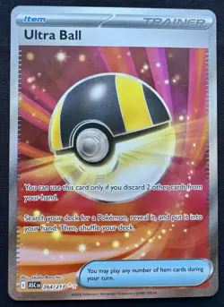 Pokemon TCG Ultra Ball Full Art Trainer-Item Ultra Rare 264/217 Ascended Heroes - Image 1