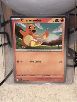 Pokemon Charmander Ascended Heroes 020/217 Cosmo Holo Promo - Image 1