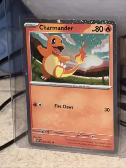 Pokemon Charmander Ascended Heroes 020/217 Cosmo Holo Promo - Image 2