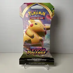 Pokemon TCG: Sword and Shield Vivid Voltage Booster Pack PIKACHU ART SEALED - Image 1