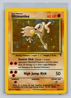 Hitmonlee 13/110 Legendary Collection Holo Rare MP - Image 1