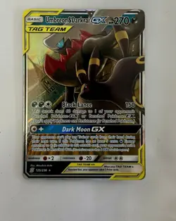 Pokemon Umbreon & Darkrai GX 125/236 - Unified Minds - Tag Team Ultra Rare - NM - Image 1