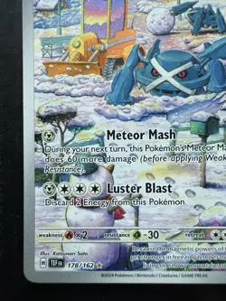Pokemon Metagross 178/162 SV: Temporal Forces Holo Illustration Rare (NM) - Image 4