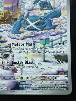 Pokemon Metagross 178/162 SV: Temporal Forces Holo Illustration Rare (NM) - Image 5