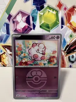 Swirlix 093/217 Common Poke Ball Reverse Holo - Pokemon TCG Ascended Heroes - NM - Image 1