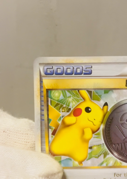 (EX+) Swirl Pikachu Victory Medal Silver 032/L-P Promo 2009 Japanese Pokemon - Image 2