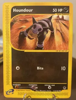 Houndour 113/165 Expedition Base Set Regular NM Pokemon TCG Free Ship - Image 1