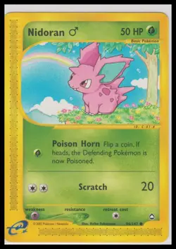 Pokemon Aquapolis #096/147 Nidoran M - Image 1