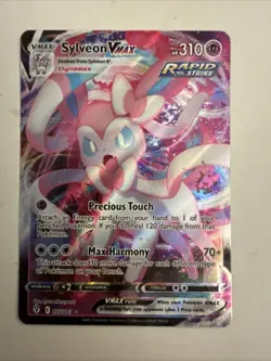 Pokemon TCG Sylveon Vmax Sword & Shield Mfg: Evolving Skies 075/203 Ultra Rare - Image 1