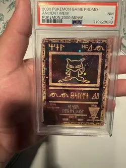 2000 POKEMON GAME MOVIE POKEMON 2000 MOVIE ANCIENT MEW PSA 7 - Image 1