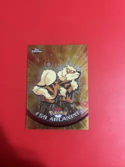 Pokemon Arcanine #59 - Topps Chrome 2000 - Holo NM - Image 1