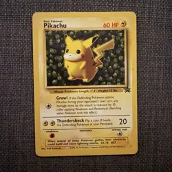 Pokemon TCG Pikachu 1/53 Black Star Wizards 1999 - Image 1