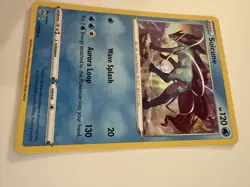 Pokemon Suicune 120 HP Holo Rare Swsh03 Darkness Ablaze 037/189 Aurora Loop - Image 3