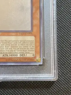 YuGiOh! - Rainbow Dragon TAEV-EN006 Ghost Rare 1st Edition PSA 10 GEM MT - Image 3