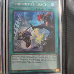 Yugioh Fiendsmith's Tract MP25-EN093 Prismatic Secret Rare 1st Ed NM - Image 1