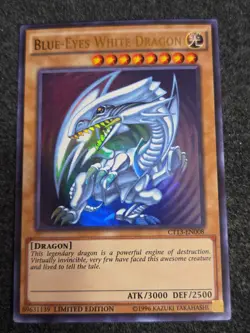 Konami Yu-Gi-Oh! Blue-Eyes White Dragon CT13-EN008 Ultra Rare Limited LP - Image 1