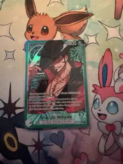 Dracule Mihawk - OP14-020 (Alternate Art) OP14-020 The Azure Sea's Seven Foil - Image 1