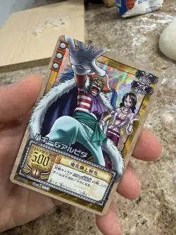One Piece Cardgame EX Booster1 Prism JS-T02 Buggy & Alvida Bandai 2003 Japan - Image 1
