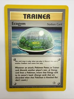 Ecogym 84/111 Neo Genesis Regular Rare Vintage Pokemon Card - Image 3