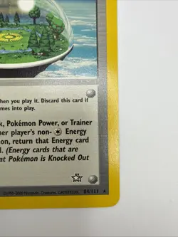 Ecogym 84/111 Neo Genesis Regular Rare Vintage Pokemon Card - Image 5
