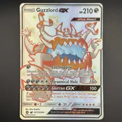 Pokemon Guzzlord GX Shiny Holo Rare Hidden Fates SV71/SV94 Shiny Vault Card NM - Image 1