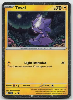 Toxel Promo Holofoil SV: Scarlet & Violet Promo Cards SVP119 NM - Image 1