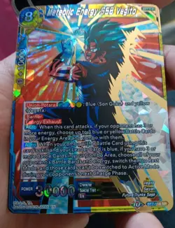 Meteoric Energy SSB Vegito BT7-118 SR Dragon Ball Super Card Foil - Image 2