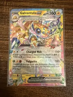 Galvantula ex 051/142 Pokemon Card- Near Mint- Stellar Crown - Image 1