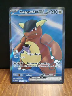 Pokemon Kangaskhan EX TCG Scarlet & Violet Holo Ultra Rare Card 190/165 - Image 1