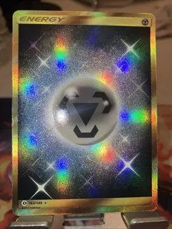 Pokemon Card Steel Metal Energy 163/149 Gold Secret Rare Sun & Moon - Image 2