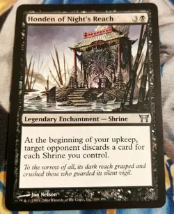 Honden of Night's Reach MTG Champions of Kamigawa Uncommon Slight Play x1 SC4 - Image 2