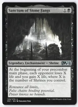 Sanctum of Stone Fangs Normal U Core Set 2021 120 NM - Image 1