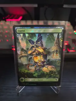 Forest (Chocobo Track Foil) Magic The Gathering Final Fantasy Foil NM - Image 1