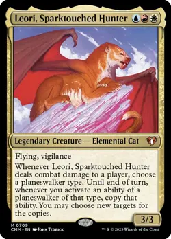 Leori, Sparktouched Hunter FOIL - Commander Masters (CMM) - (Near Mint NM) - Image 1