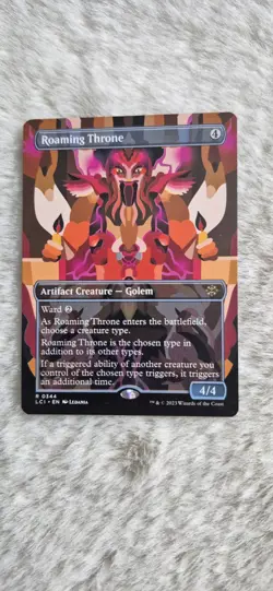 Magic: The Gathering Roaming Throne Artifact Creature Rare Ixalan 4/4 Regular - Image 1