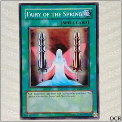 Fairy of the Spring - DCR-EN040 - Common Unlimited Yugioh - Image 1