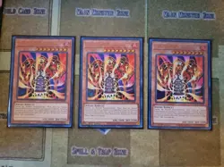 YUGIOH 3X LAVA GOLEM HAC1-EN008 ULTRA 1ST ED NM DUEL TERMINAL - Image 1