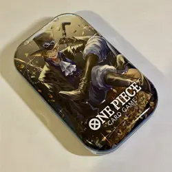 One Piece OP-13 Carrying On His Will Tin! (Sabo) Sealed Vol 2 - 2 Packs, Promo - Image 1