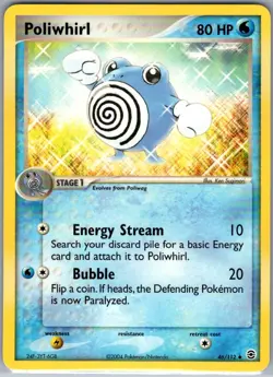 Poliwhirl 46/112 Non Holo FireRed & LeafGreen - Pokemon Card - NM - Image 1