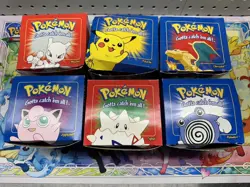 Pokemon 23k Burger King Gold Plated Trading Card Set Red Box Lot Of 6 - Image 1