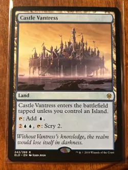ENGLISH Castle Vantress Throne of Eldraine Magic The Gathering NM WITH TRACKING - Image 1