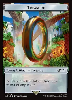 Treasure Token (FOIL) (2094) - MTG Sonic Secret Lair (SLD) - Image 1