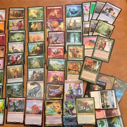 MTG Commander Magic Deck 100 Cards - Gishath, Sun's Avatar Mythic Rare DINOSAURS - Image 2