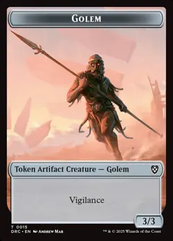 Triplicate Titan WITH TOKENS - Aetherdrift Commander (DRC) (Near Mint NM) - Image 4