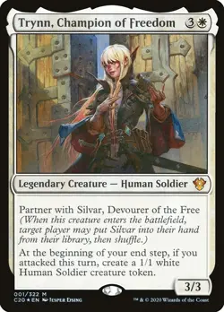 Trynn, Champion of Freedom FOIL - Commander 2020 (C20) - (Near Mint NM) - Image 1