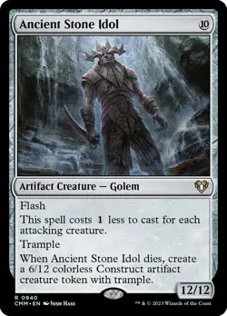 Ancient Stone Idol - Commander Masters (CMM) - (Near Mint NM) - Image 1