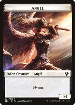 Elemental / Angel Token - Commander 2020 (C20) - (Near Mint NM) - Image 2